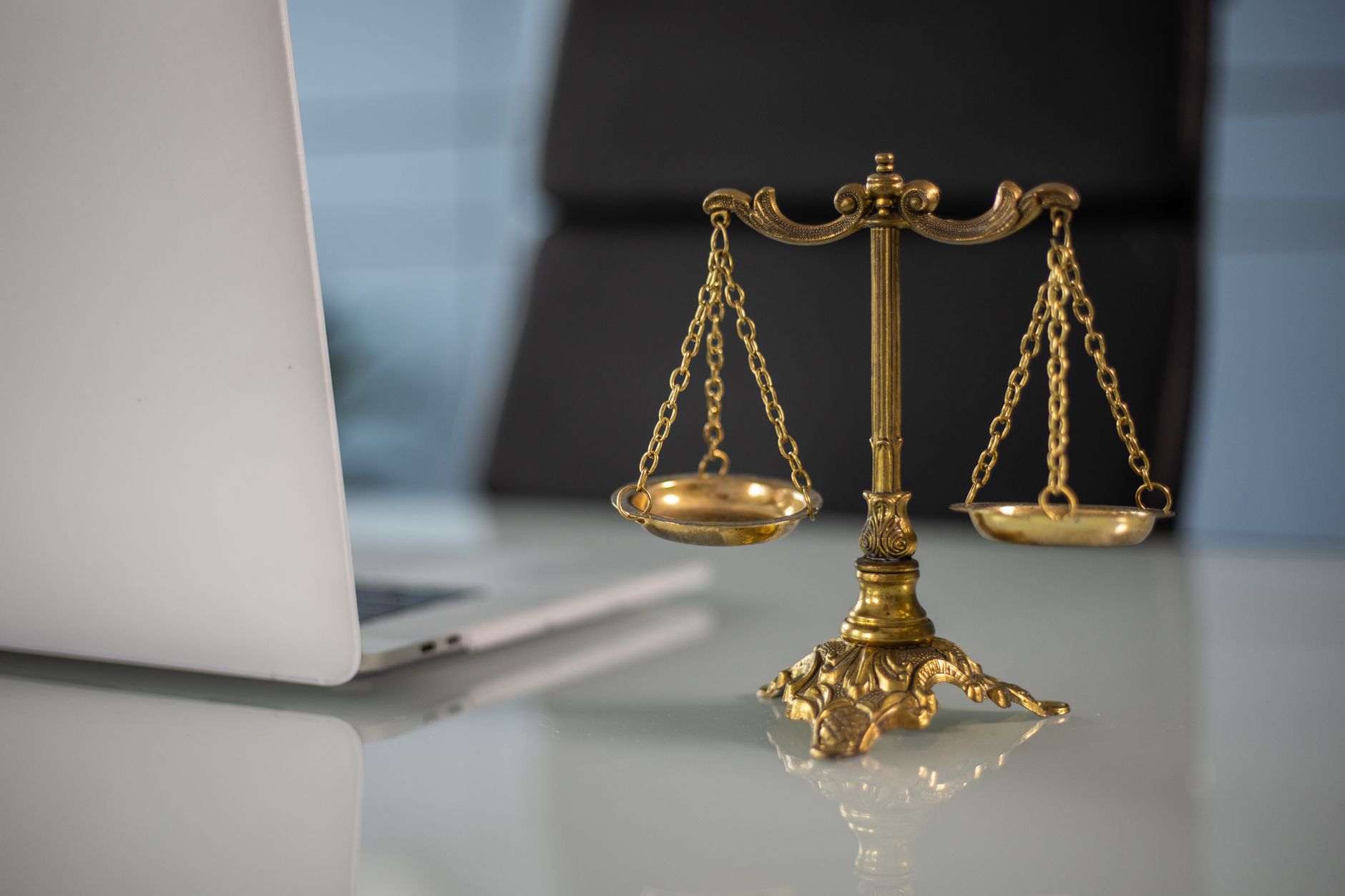 Abstract representation of corporate criminal liability, showing legal scales balancing corporate structures and legal texts.